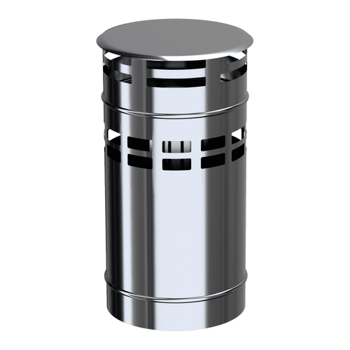 ADAM GAS Ø130/200mm Vertical Concentric Flue Terminal