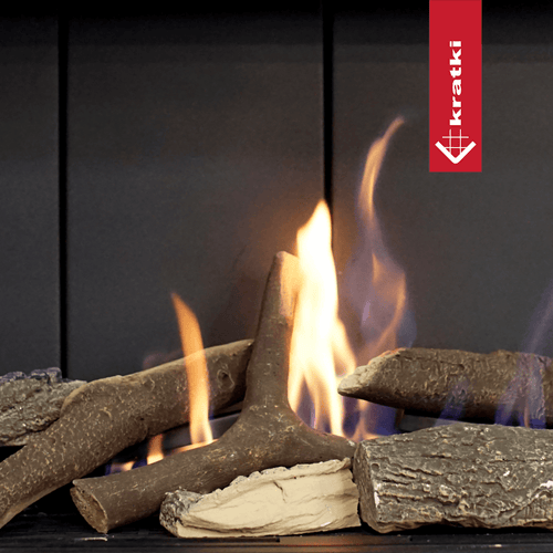 Leo 200 Front-Facing Natural Gas Fireplace Insert – 16kW