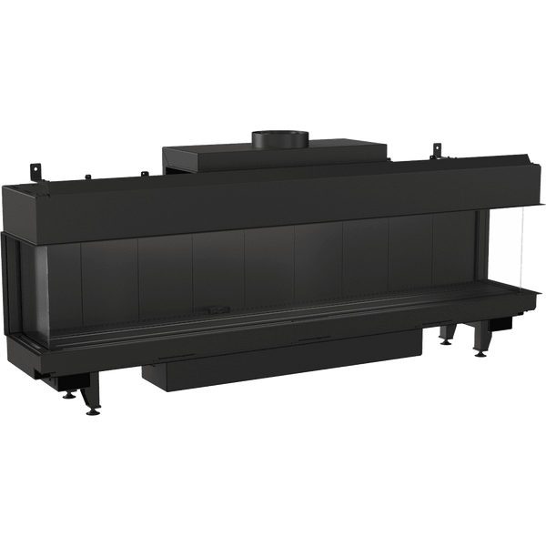 KRATKI LEO 200 3-Sided Gas Fireplace - Natural Gas - 16kW