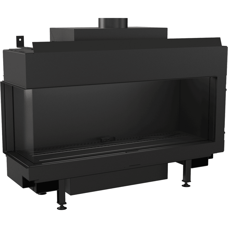 Leo 100 Left-Sided Natural Gas Fireplace Insert – 9kW