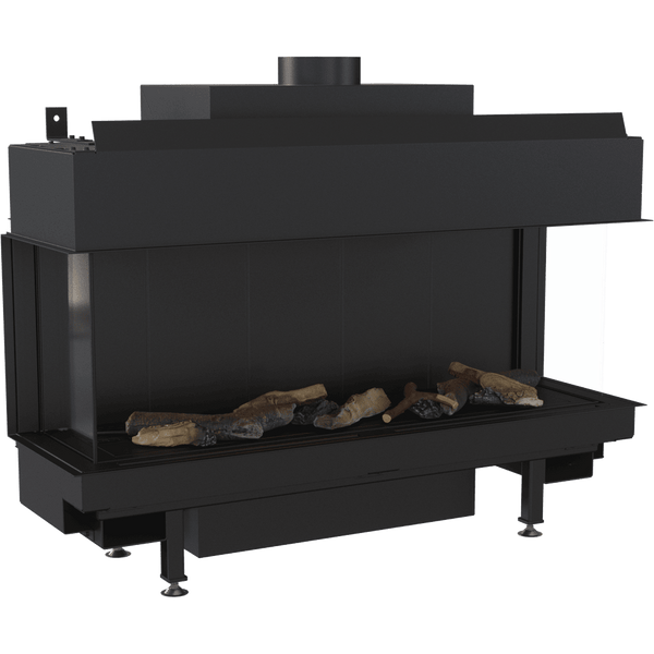 Leo 100 Triple-Glazing Natural Gas Fireplace Insert – 9kW
