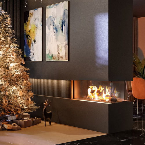 Leo 100 Triple-Glazing Natural Gas Fireplace Insert – 9kW
