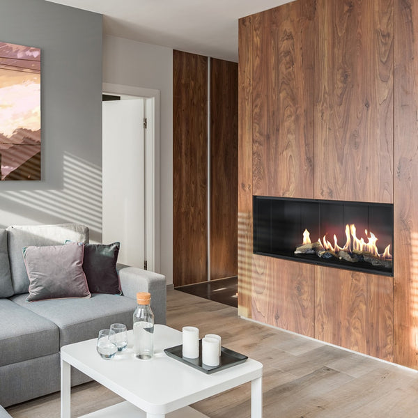 Leo 100 Front Facing Natural Gas Fireplace Insert – 9kW