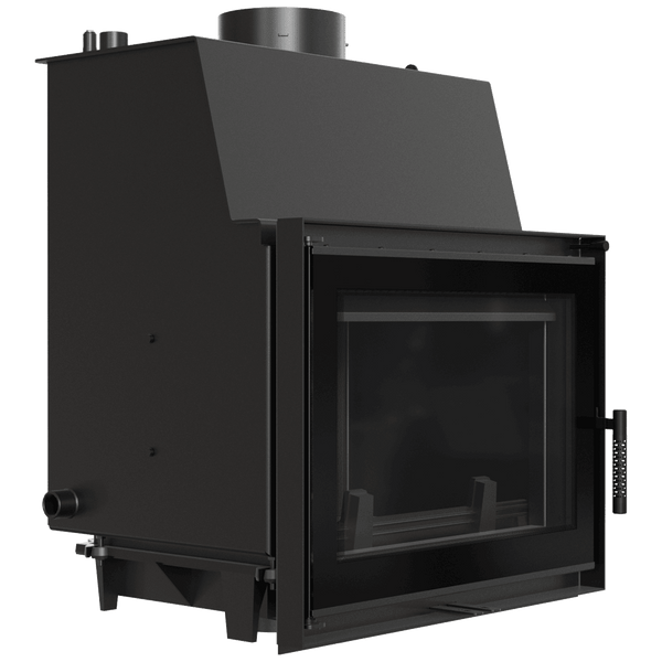 Zosia Deco Wood Burning Boiler Fireplace Insert – 14kW