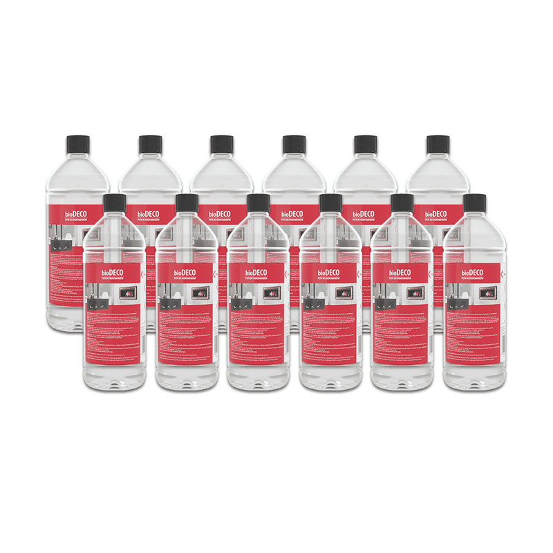 Biofuel liquid for biofireplaces 12 pcs. BIO-DECO