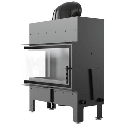 Floki L-Shape Left Sided Wood Burning Fireplace Insert – 12kW
