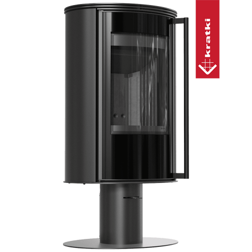 Erik Wood Burning Steel Stove on Pedestal – 5.5kW