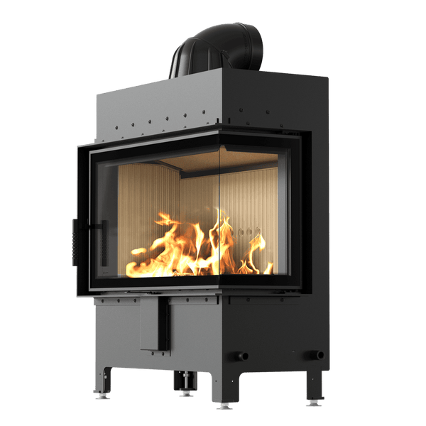 Lucy Steel Wood Burning Fireplace Insert – Right – 14kW