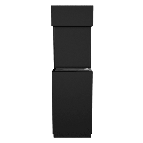 SIERRA MINI Freestanding Bioethanol Fireplace – Black