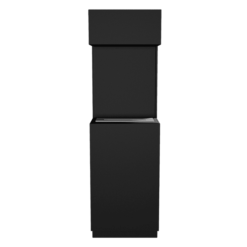 SIERRA MINI Freestanding Bioethanol Fireplace – Black