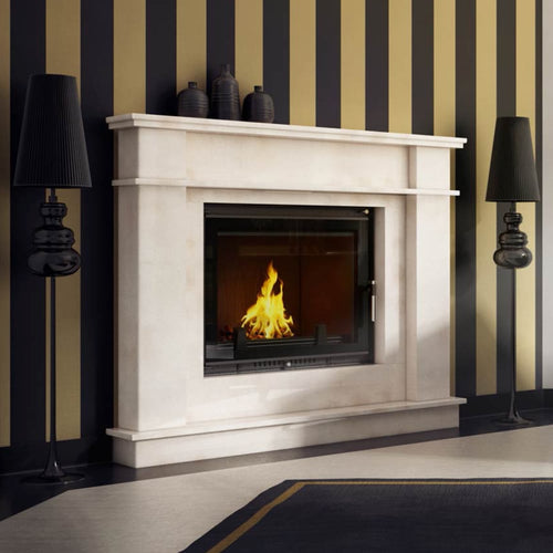 Amelia Deco Wood Burning Fireplace Insert – 21kW