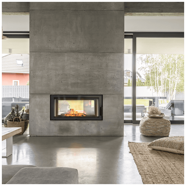 Lucy Tunnel Wood Burning Fireplace Insert – 16kW