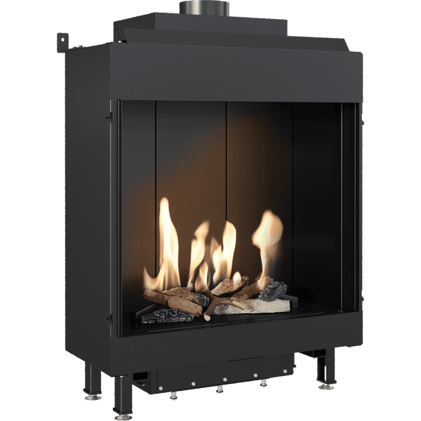 Leo 62 Gas Fireplace Insert – Front Facing – Natural Gas – 8.6kW