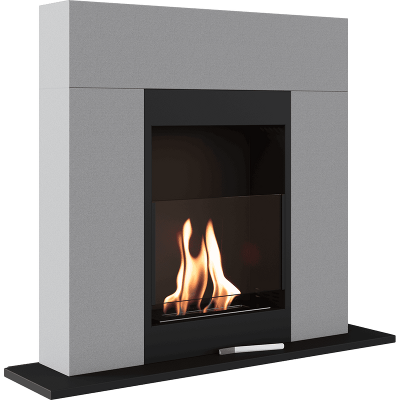 WHISKEY2 Freestanding Bioethanol Fireplace – Granite
