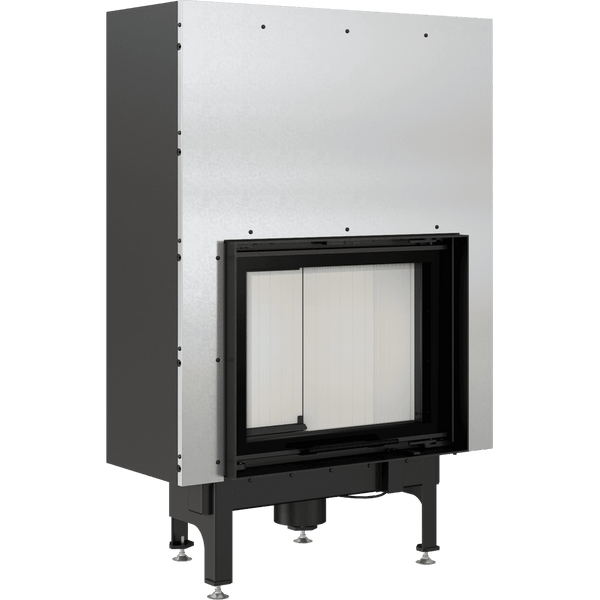 Nadia Steel Wood Burning Fireplace Insert – Lift-Up Door – 10kW