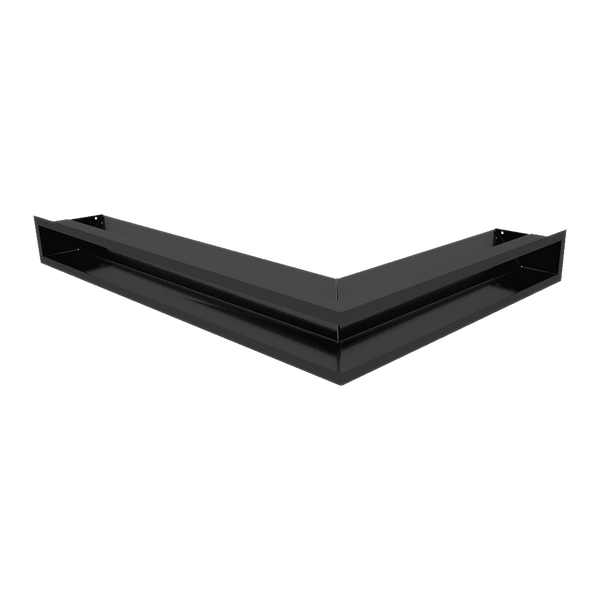 Vent Cover LUFT corner left 76,6x54,7x9 black