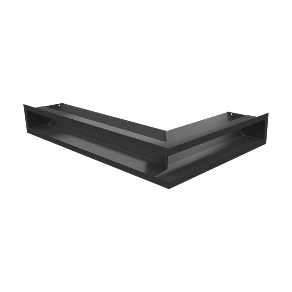 Vent Cover LUFT corner left 60x40x9 black