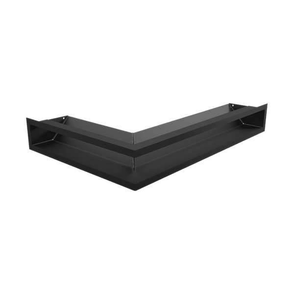 Vent Cover LUFT corner right 40x60x9 black