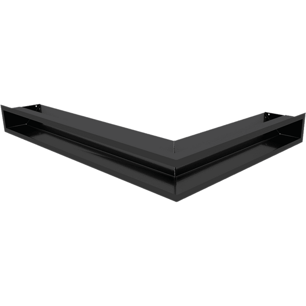 Vent Cover LUFT corner left 76,6x54,7x9 black Slim