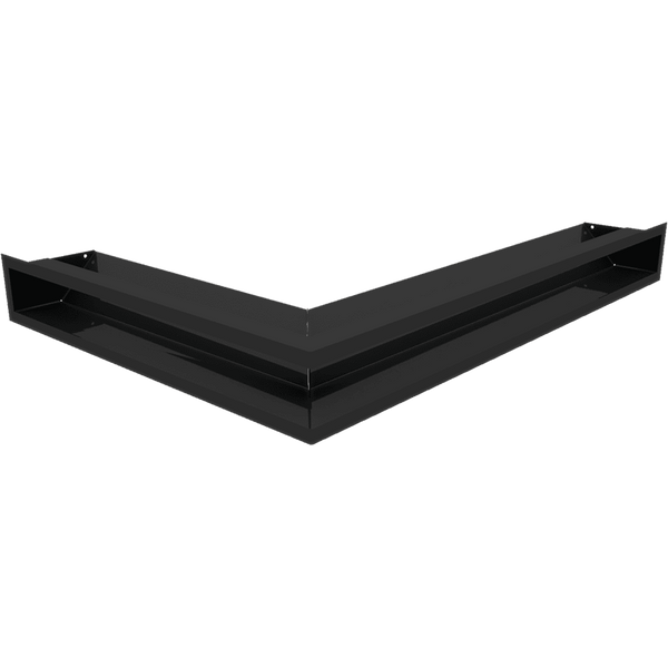 Vent Cover LUFT corner right 54,7x76,6x9 black Slim