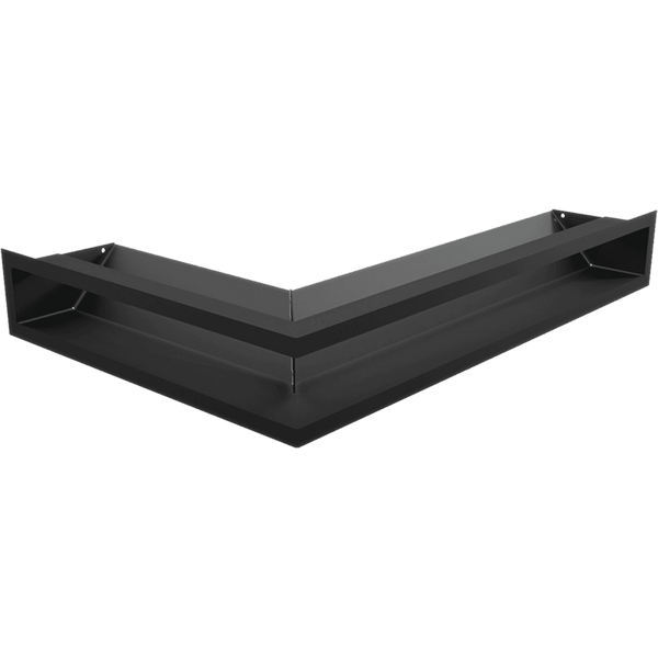 Vent Cover LUFT corner right 40x60x9 black Slim