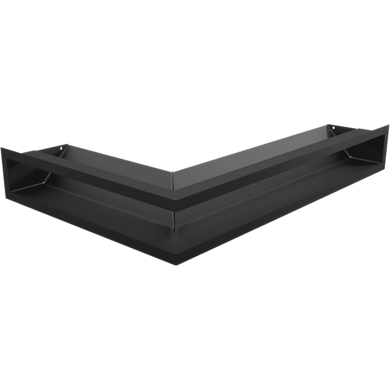 Vent Cover LUFT corner right 40x60x9 black Slim