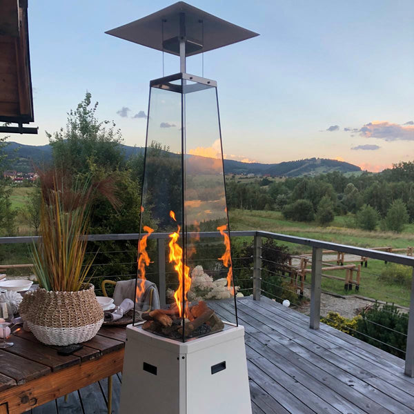 UMBRELLA Outdoor Gas Heater – BS Steel, 12 kW Set