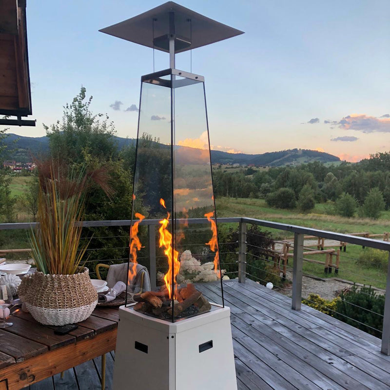 UMBRELLA Outdoor Gas Heater – BS Steel, 12 kW Set