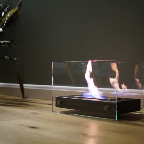 Hotel Mini Tabletop Bioethanol Fireplace – Black