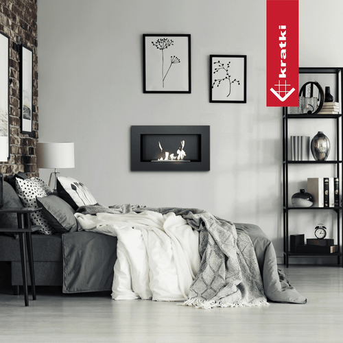 Golf Flat Wall-Mounted Bioethanol Fireplace