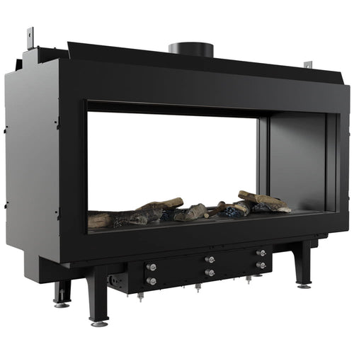 Leo 100 Room Divider Natural Gas Fireplace Insert – 9kW