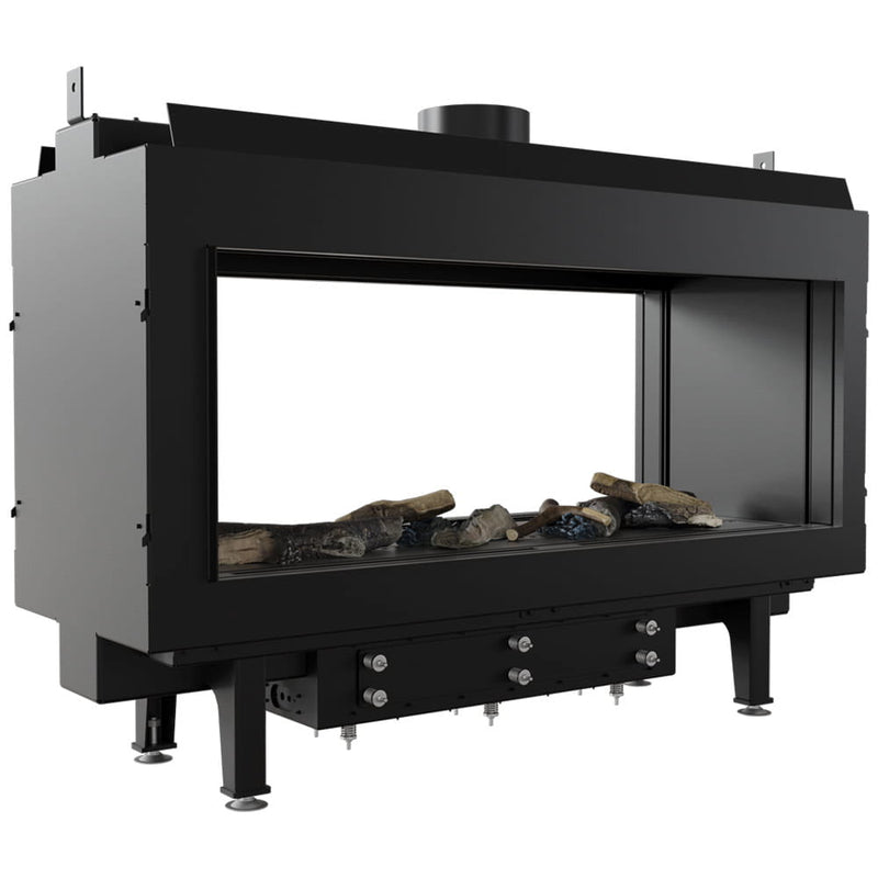 Leo 100 Room Divider Natural Gas Fireplace Insert – 9kW