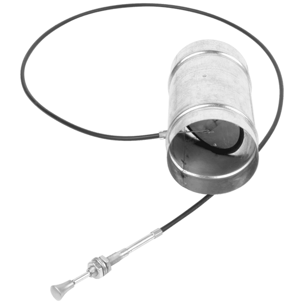 Damper Ø 125 with a pull rod