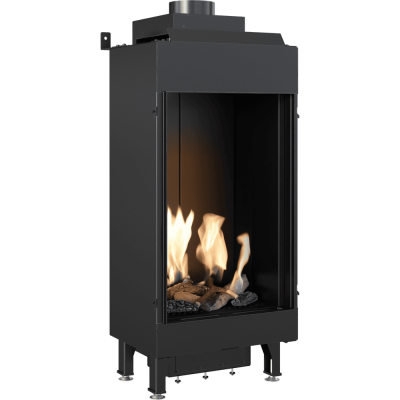 Gas Fireplace KRATKI LEO 68 front facing natural gas ∅ 100/150 5,8 kW