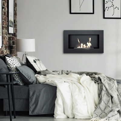 Wall mounted Bioethanol fireplace GOLF FLAT TÜV