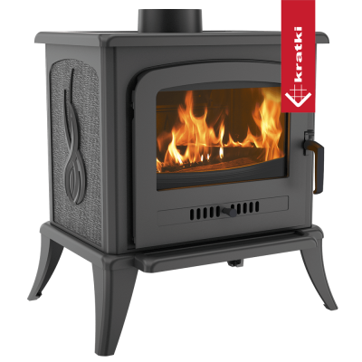 Wood burning cast iron stove K7 Ø 130 5