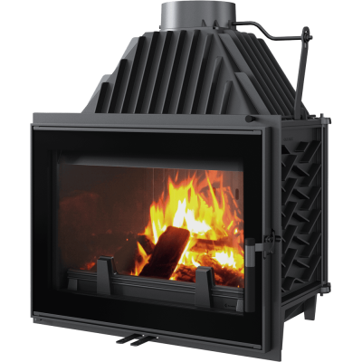 Cast iron fireplace KRATKI ZOSIA 12 kW Ø 200