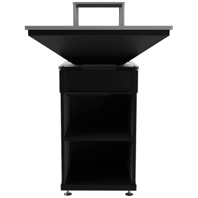 Fireplace with grill Quadrum