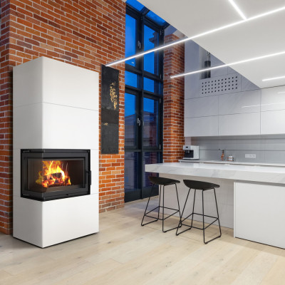 Modular fireplace Box 8 kW Ø 200