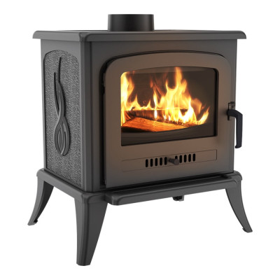 Wood burning cast iron stove K7 Ø 130 5