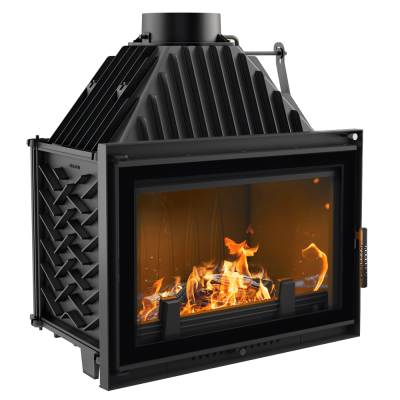 Cast iron fireplace KRATKI OLIWIA DECO 16 kW Ø 200