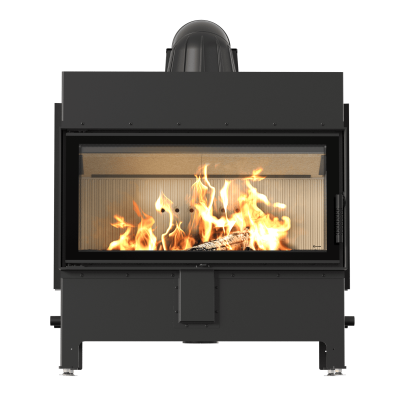 Steel fireplace KRATKI LUCY 16 kW Ø 200