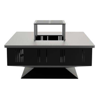 Fireplace with grill