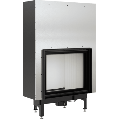Steel fireplace KRATKI NADIA 13 kW Ø 200 Lift-up