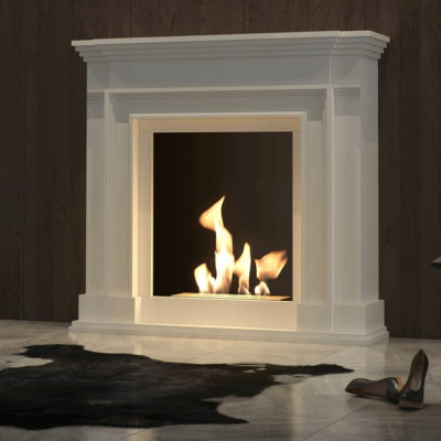 Portal Bioethanol fireplace LEGIONIS white