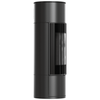 Wood burning stove KRATKI AMBLER Ø 150 7 kW black thermotec
