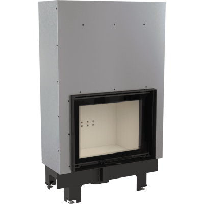 Water heating fireplace KRATKI MBM 12 kW Ø 180 lift-up