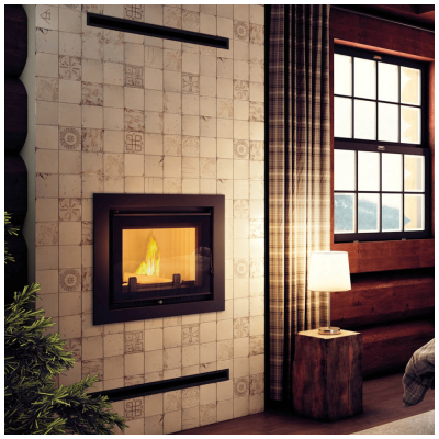 Water heating fireplace ZUZIA DECO 12 kW Ø