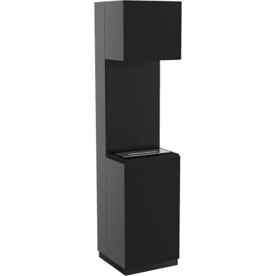 portal Bioethanol fireplace SIERRA TÜV black