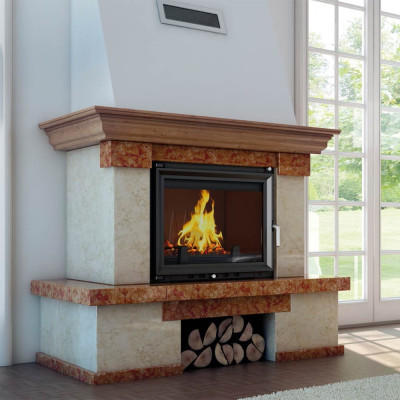 Water heating fireplace MAJA 8 kW Ø